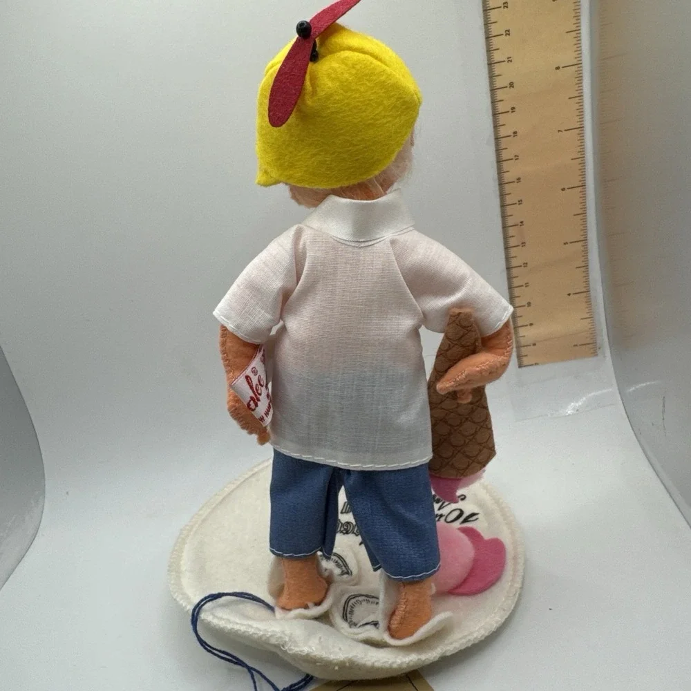 Vintage Annalee Doll Society Ice Cream Kid 10th Anniversary Edition Logo Kid '93